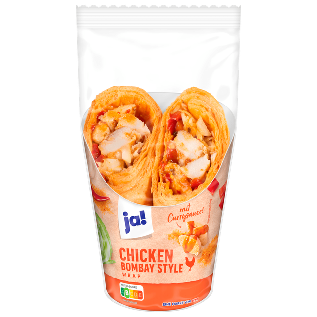 ja! Chicken Wrap Bombay Style