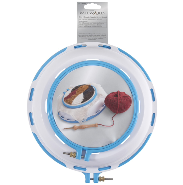 Punch Needle Hoop Stand: 3-in-1: 6in and 9in