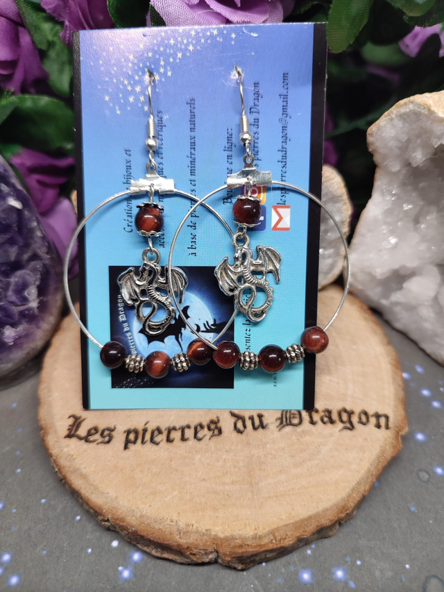 Boucles d'oreilles Gardiendra