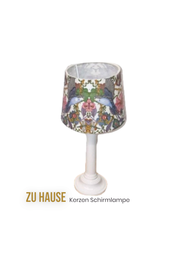 Vogel-Schirm-Kerzen-Lampe