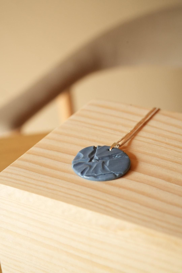 Kette // strukturiert blau