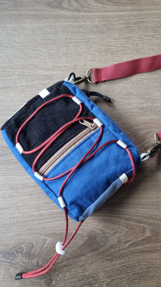 Sac Canadien (tente canadienne) Upcyclé - noir 