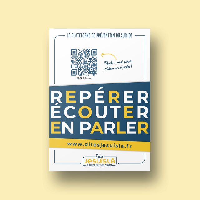 Lot de 10 Affiches A4 "Repérer, Ecoute, En parler"