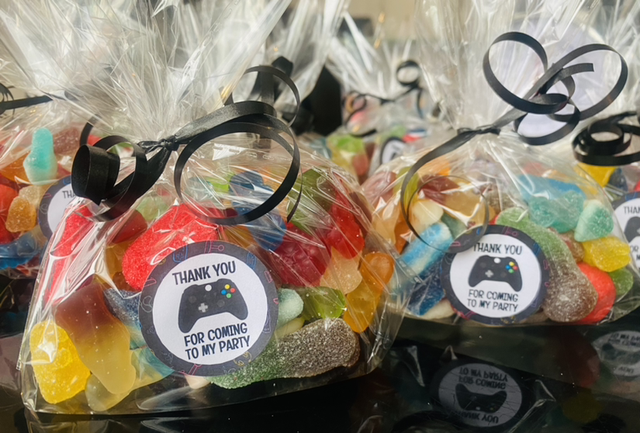 Party favours Sweet Bags Gaming theme 