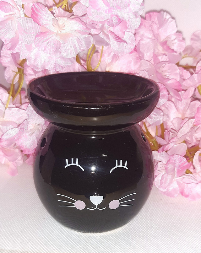 Brûle-Parfum chat blanc