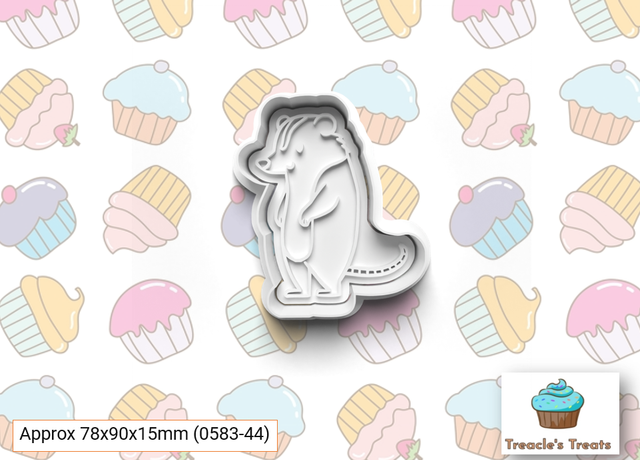 Possum Fondant/cookie stamp with cutter 