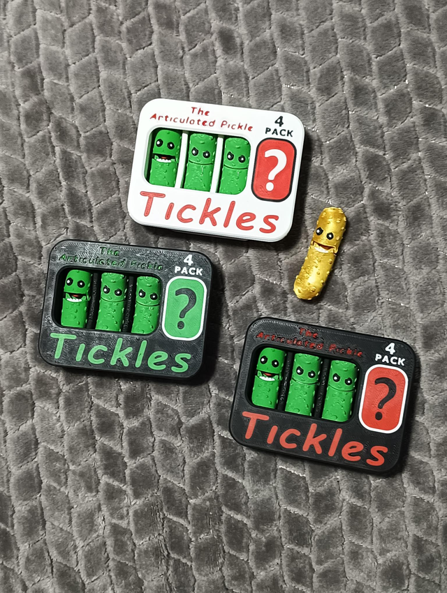 Pack 4 llaveros &quot;Pepinillos Peleones&quot; - Pickle Tickles