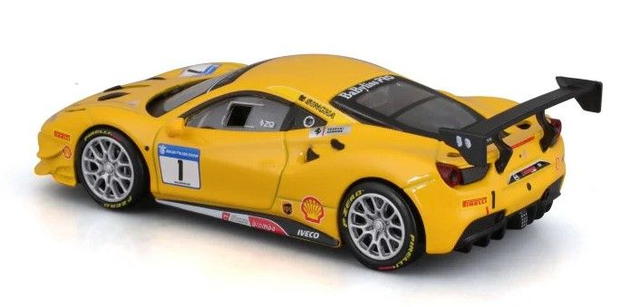 Ferrari Racing - 488 Challenge - #1 Jaune Burago 36306 1/43
