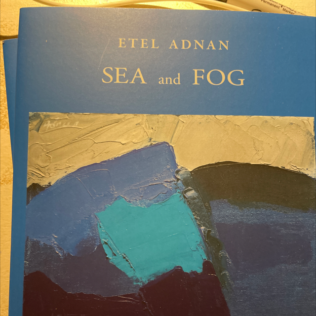 Sea And Fog Etel Adnan