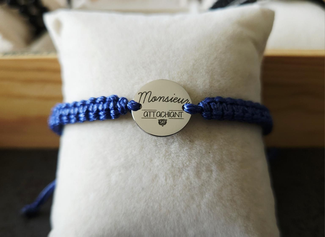 Bracelet "monsieur attachiant "