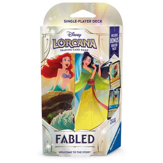 Disney&#039;s Lorcana: Fabled Starter Deck Ariel &amp; Mulan