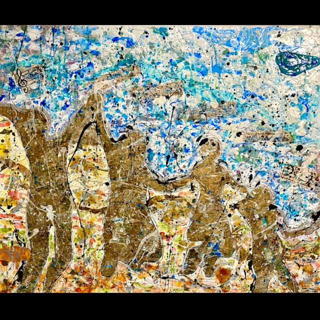 Les Ami(e)s - 100x120cm - 2018