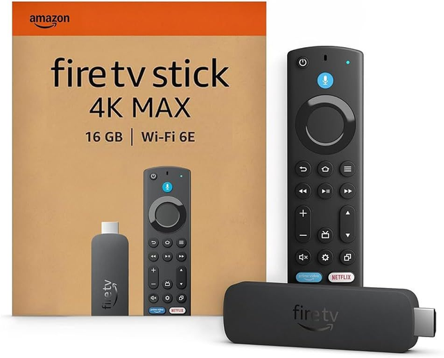 Amazon Fire TV Stick 4K Max (Nouvelle génération), Appareil de streaming avec fonctionnalité Écran dynamique et prenant en charge le Wi-Fi 6E
