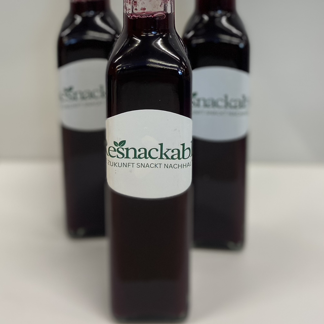 Heidelbeere-Limette-Sirup