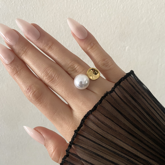 Bague perle 