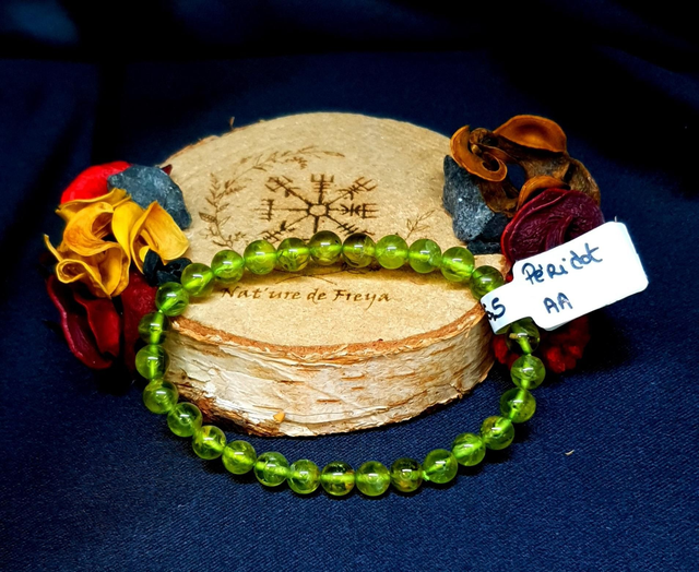 Bracelet Péridot AA