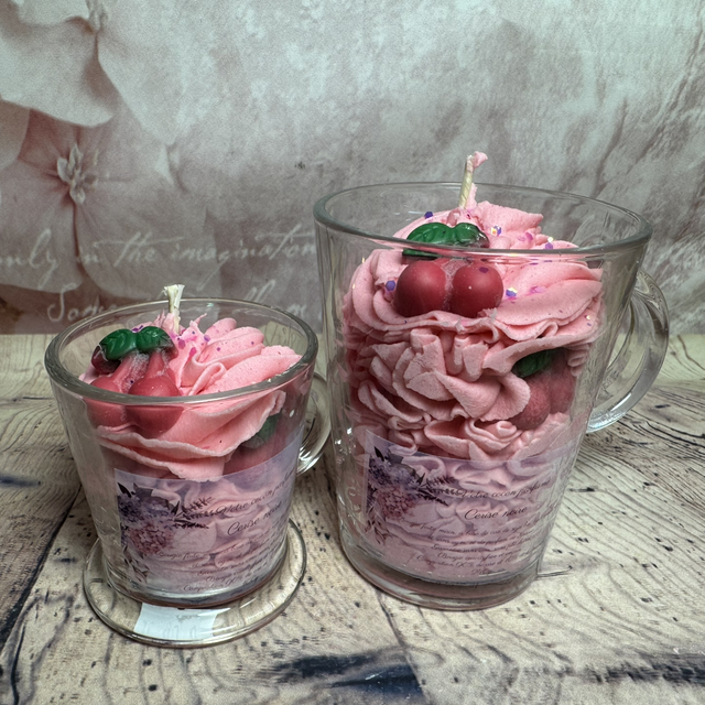 Bougie exquise cerise noire 