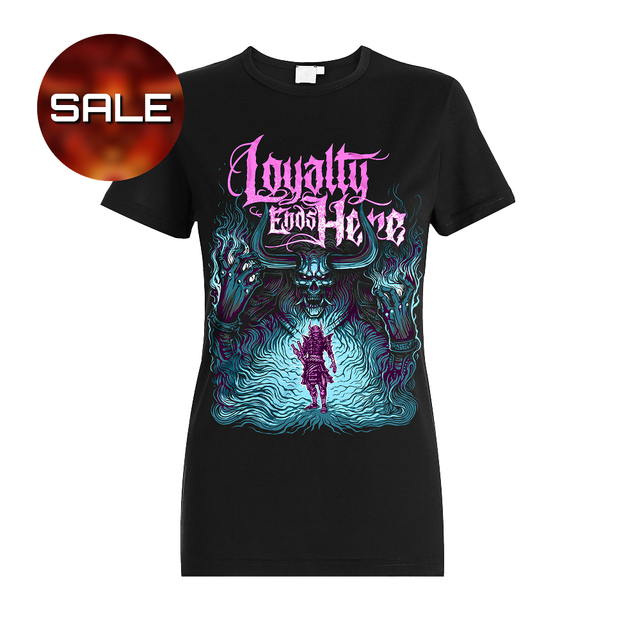 T-SHIRT - GIRLIE - PURPLE/TEAL