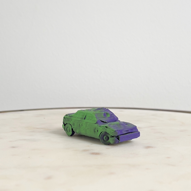 Junkyard Car - Keychain