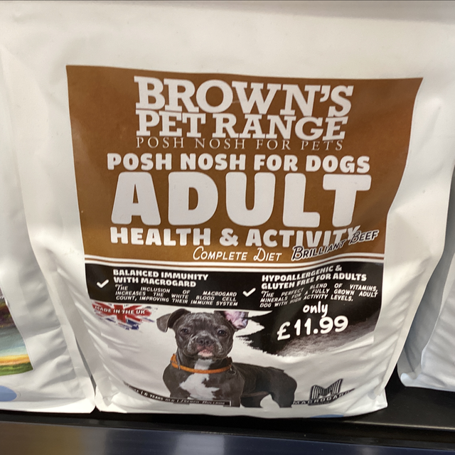 Browns adult dry dog food