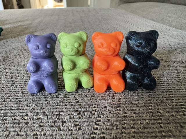 Mini bear Collection set of 5 (5 Random Colours)