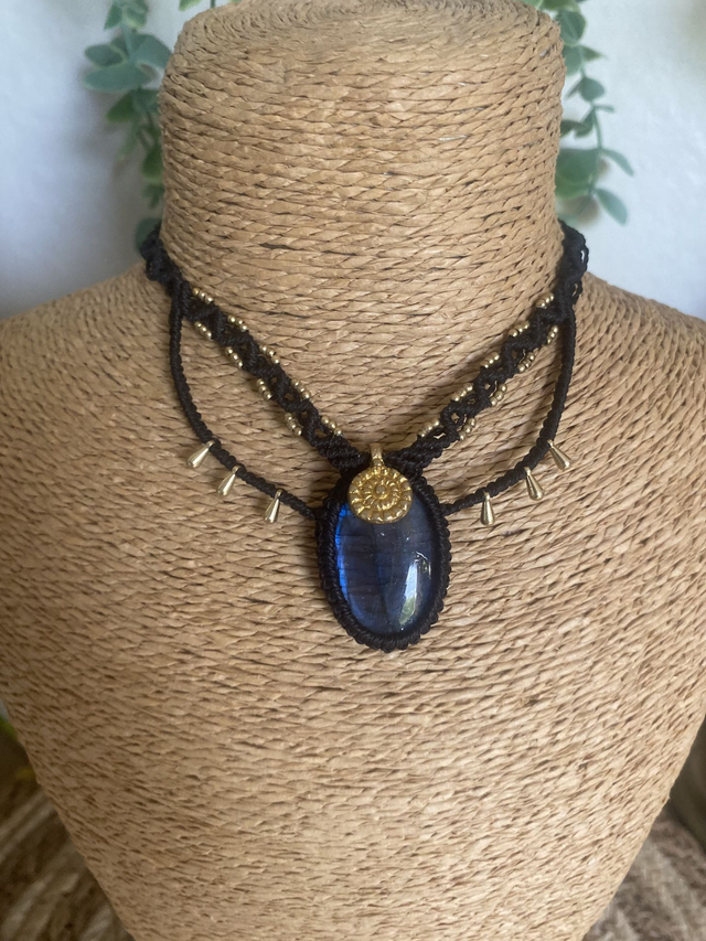 Collier UNIQUE - LABRADORITE