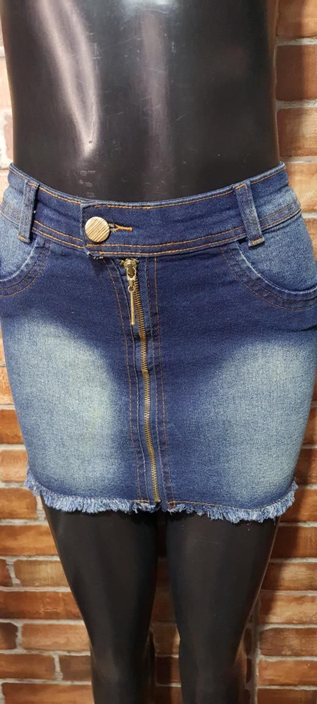Saia Jeans Curta T/40