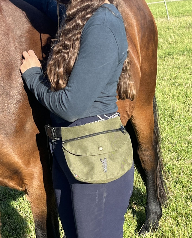 Moyenne pochette - Imperméable kaki