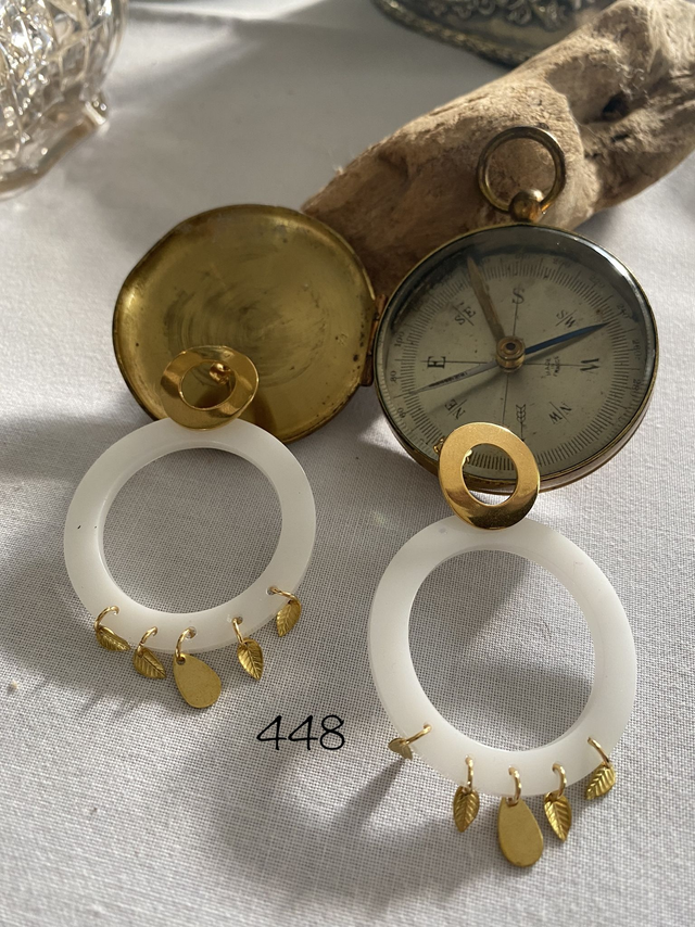 🤍Boucles d'oreilles n°448
