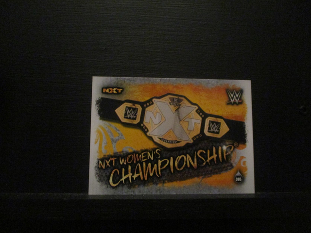 NXT Women's Championship - Championship Slam Attax Live Original Trading Card #365