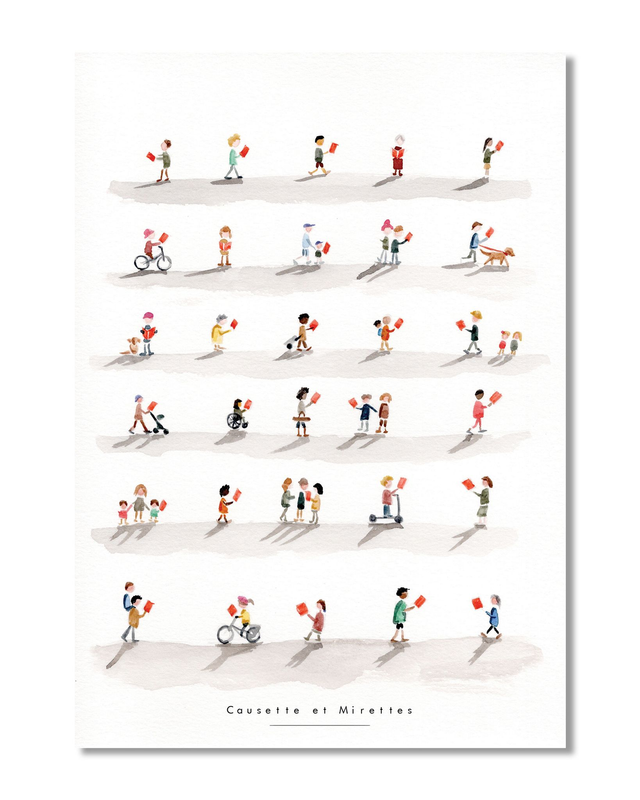 En pleine lecture (illustration)