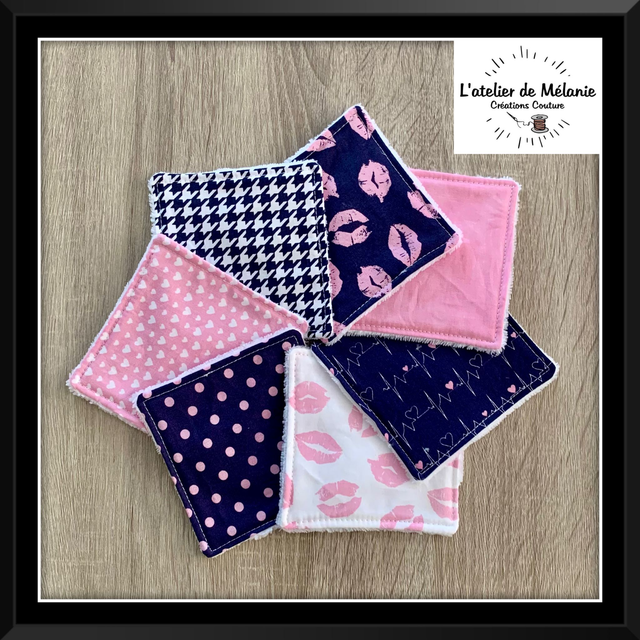 Lot 7 lingettes démaquillantes