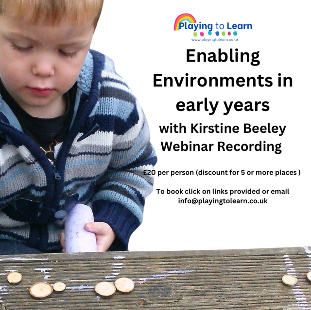 Recording of Enabling Environments in Early Years Webinar 2025