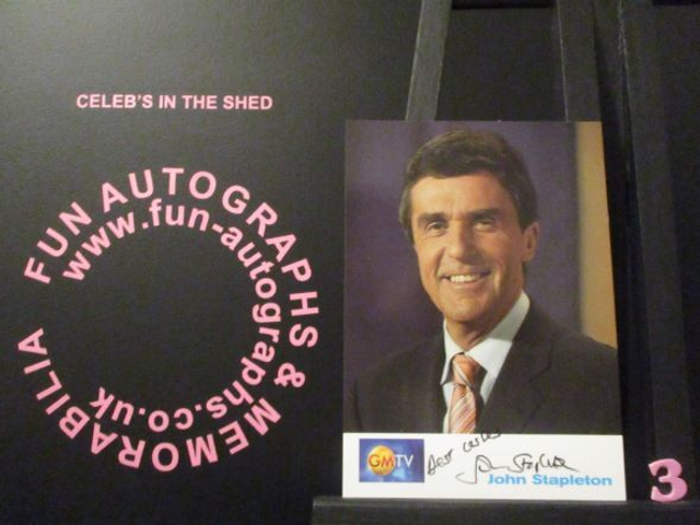 John Stapleton Authentic Autographed GMTV 6x4 Cast Card (3)