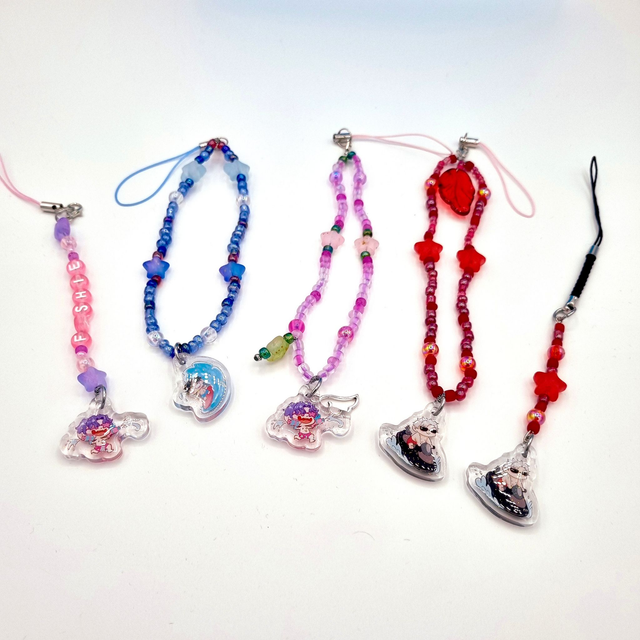 Love &amp; Deepspace CUSTOM Phone Charms | Zayne, Sylus, Rafayel, Caleb | KEYCHAINS