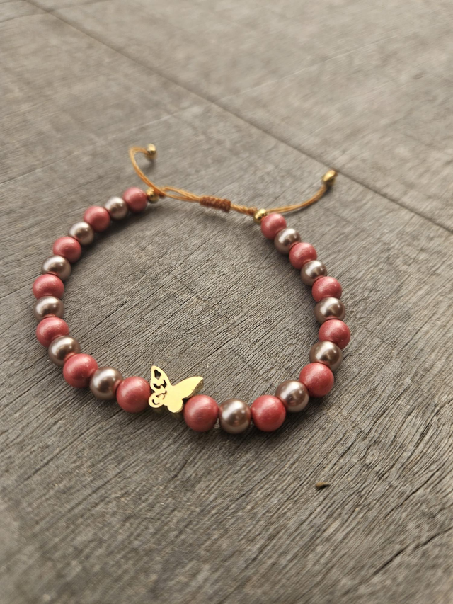 Bracelet fantaisie papillon 