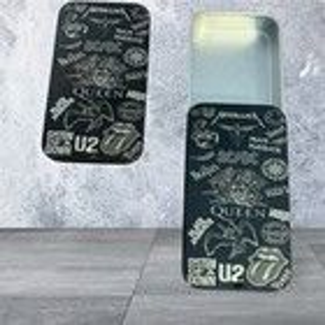 Guitar Pick Tin - Bands