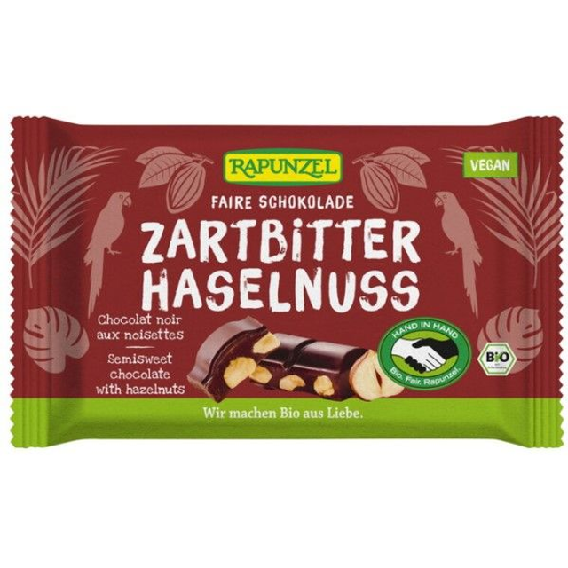 Rapunzel Zartbitter Haselnuss 100g Tafel