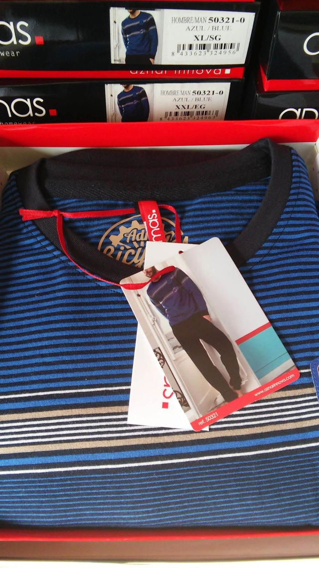 Pigiama manica lunga Admas Caldo Cotone 