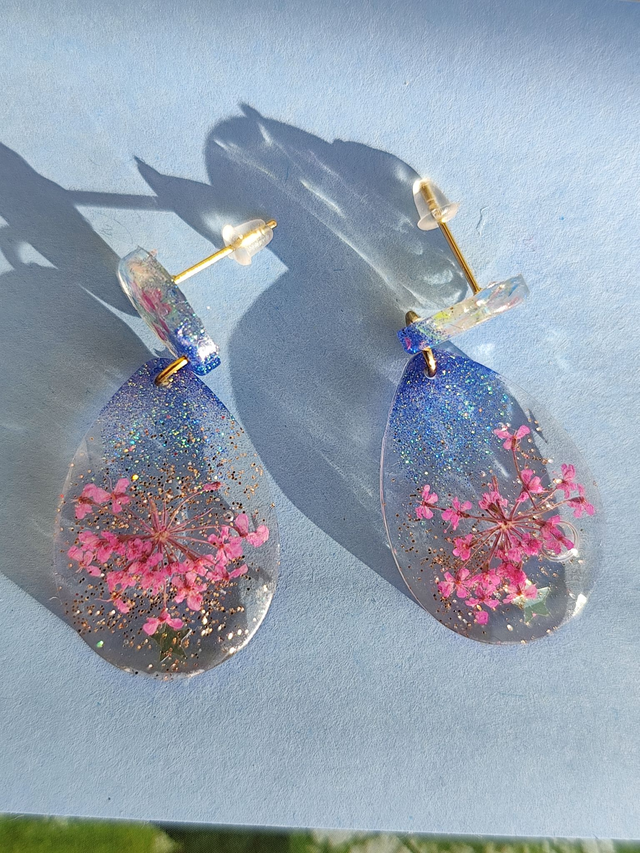 Boucles d&#039;oreilles &quot;Poésie Suspendue&quot;