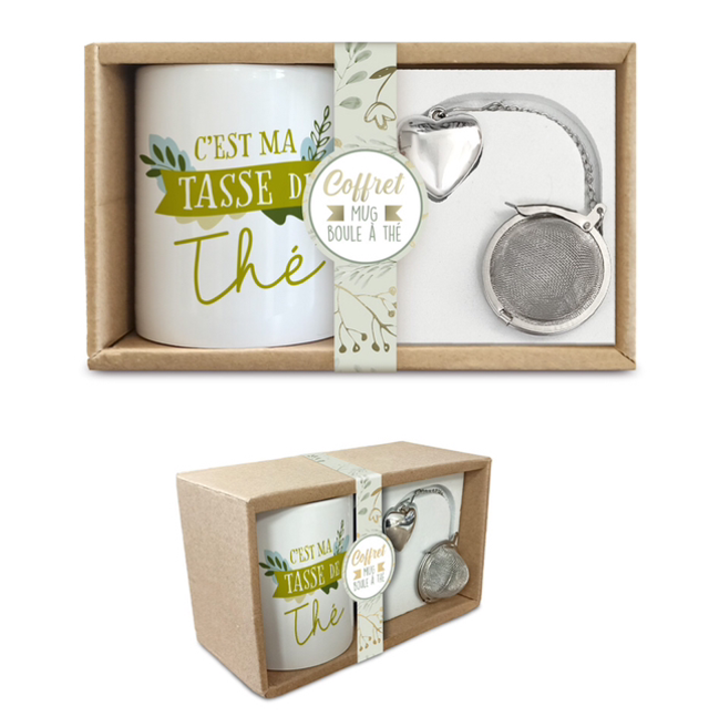 Coffret Mug Boule A The "Tasse De The"