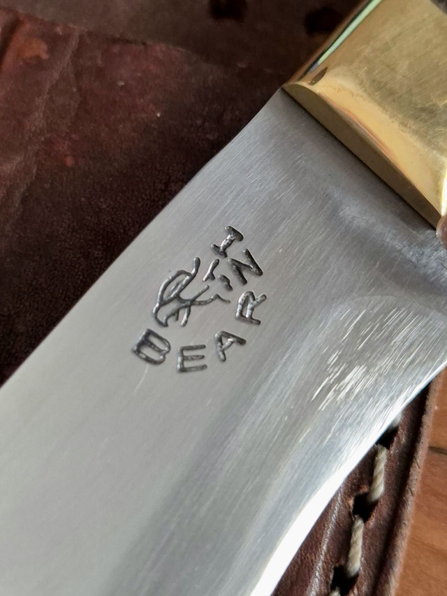 Faca Companheira Mini Bowie 4 Pol Aço Inox 420c Chifre Bovino