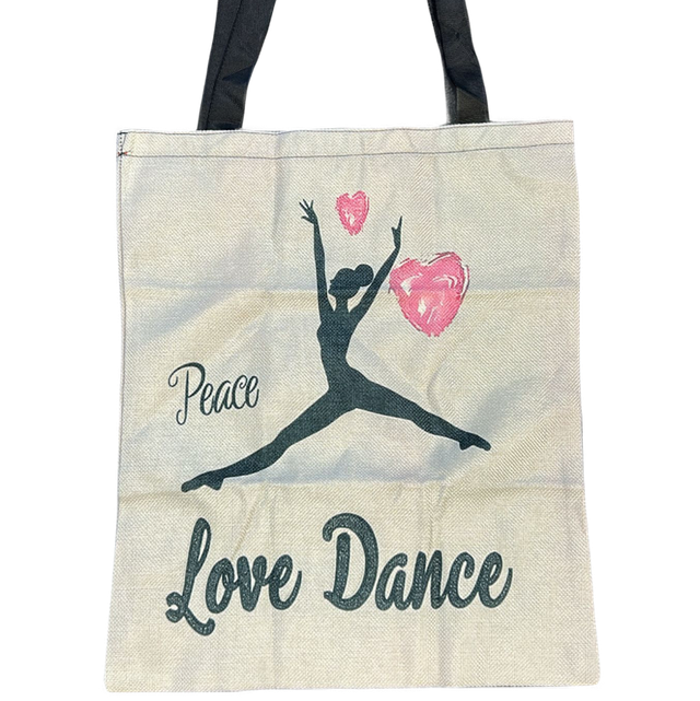Love dance tote bag 