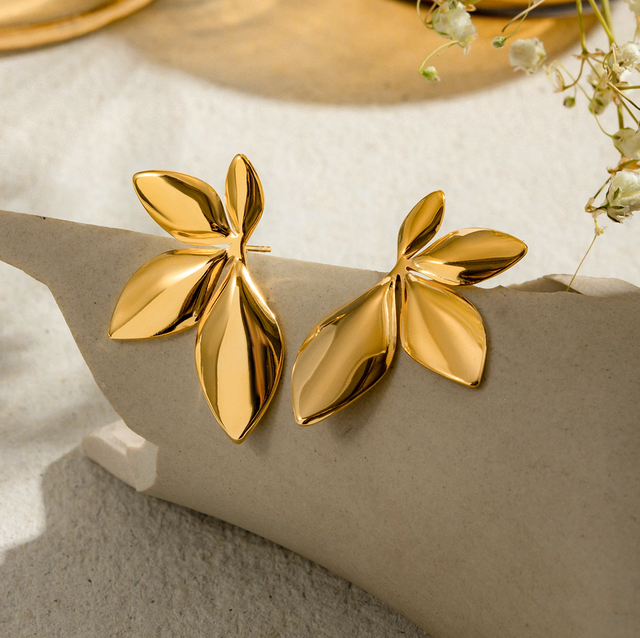 Boucles d’oreilles ORÏZA | En acier inoxydable 