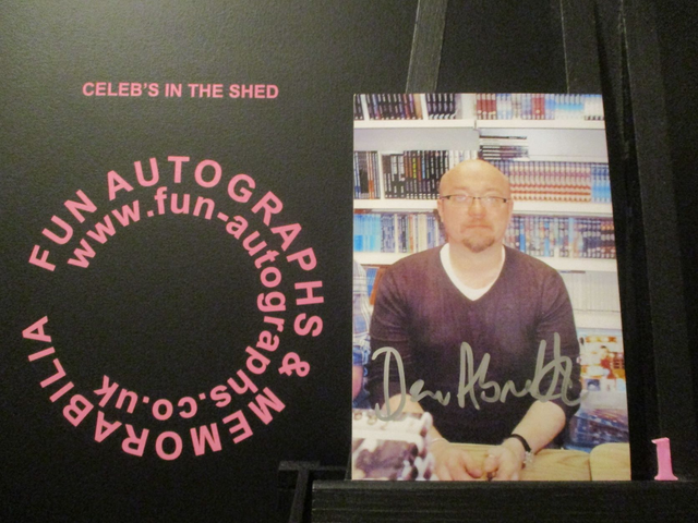 Dan Abnett Authentic Autographed 6x4 Our Facing Photograph (1)