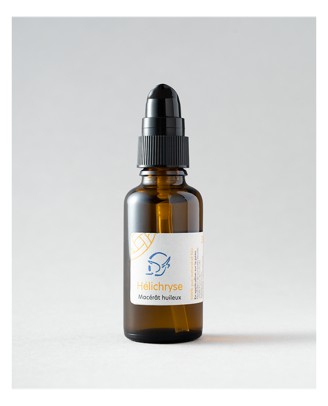 Huile d'hélichryse 30 ml hydrate et nourrit 