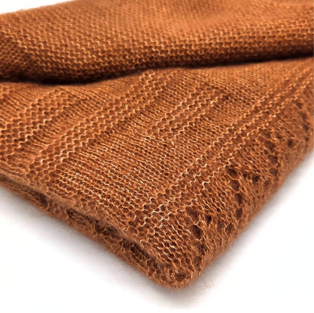 Poncho Mohair et soie