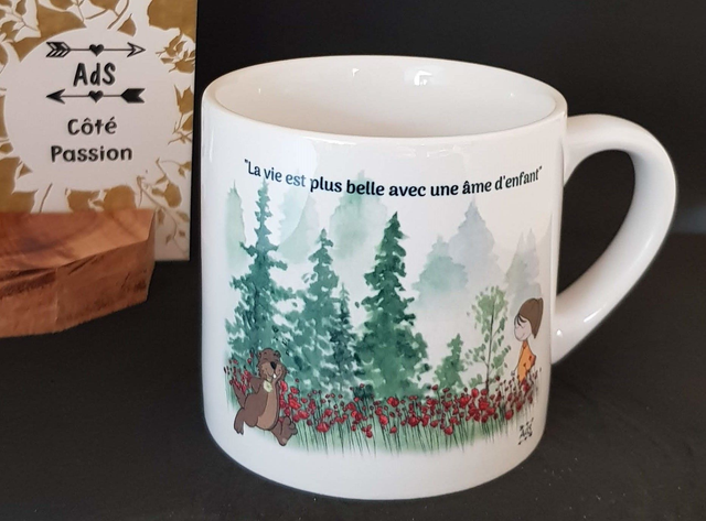 Mug moyen - La vie est belle dixit l'enfant