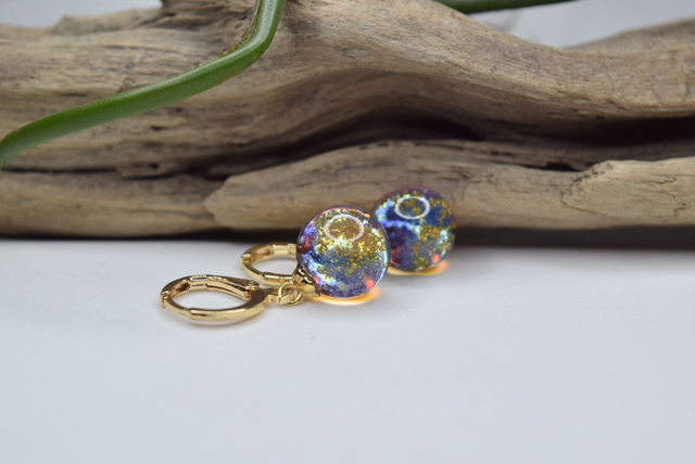 CRÉOLES VOIE LACTÉE AMBRE MONTURE OR (CPA10)