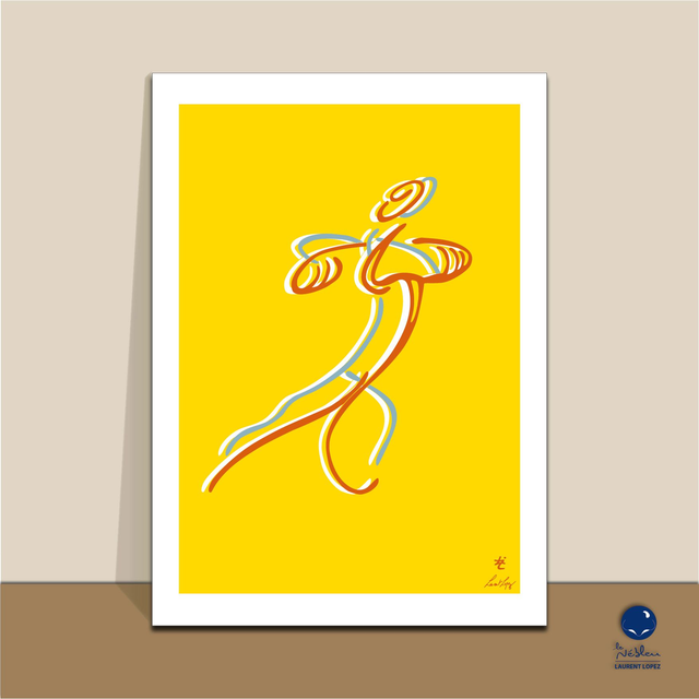 AF08 "Danseurs première esquisse" 50x70 cm